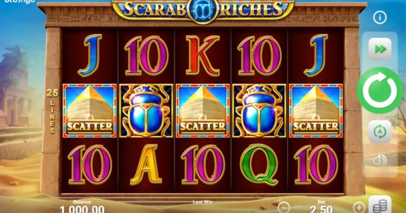 Play in Scarab Riches slot online from Booongo for free now | www.cdoyun.com